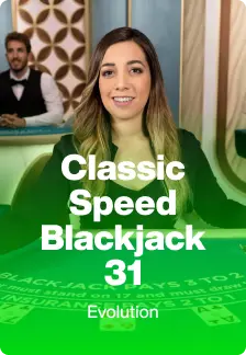 Classic Speed Blackjack 31 game tile